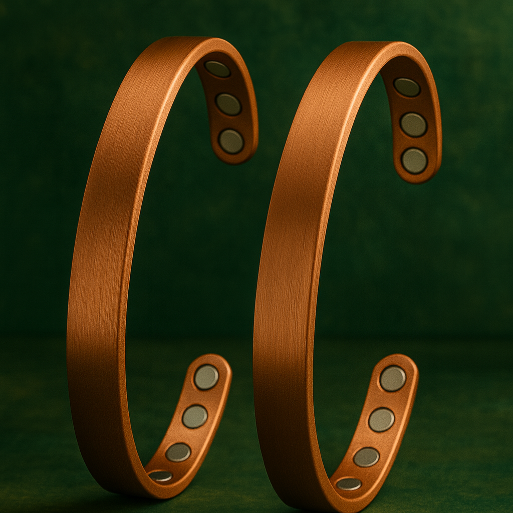 Adjustable Pure Copper Magnetic Bracelet (99.9% Copper,  Men and Women Magnet Healing Bangle