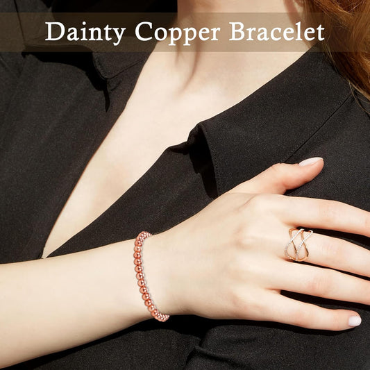 Copper Magnetic Bracelet for Him & Her: 3500 Gauss, Ideal for Boss's Day & Anniversaries - Unisex Copper Jewelry Gift for Parents & Birthdays